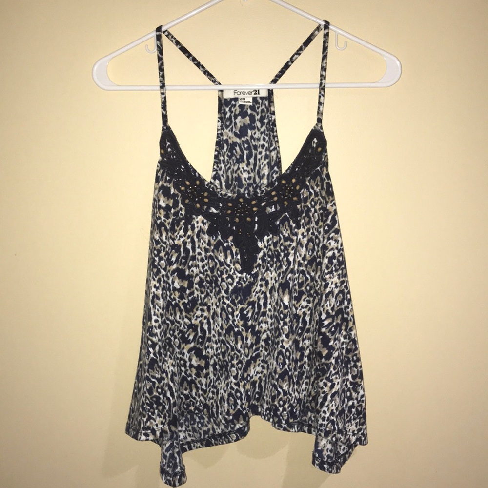 Forever 21 Leopard print tank